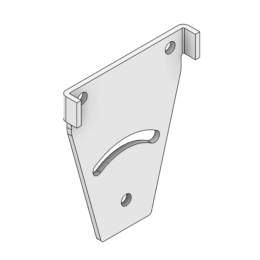87-000-0 MODULAR SOLUTIONS CONVEYOR PART<BR>CONVEYOR LEG SWIVEL PLATE 35 DEGREE